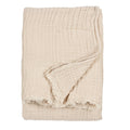 Muslin Cotton Oversized Throw Natural