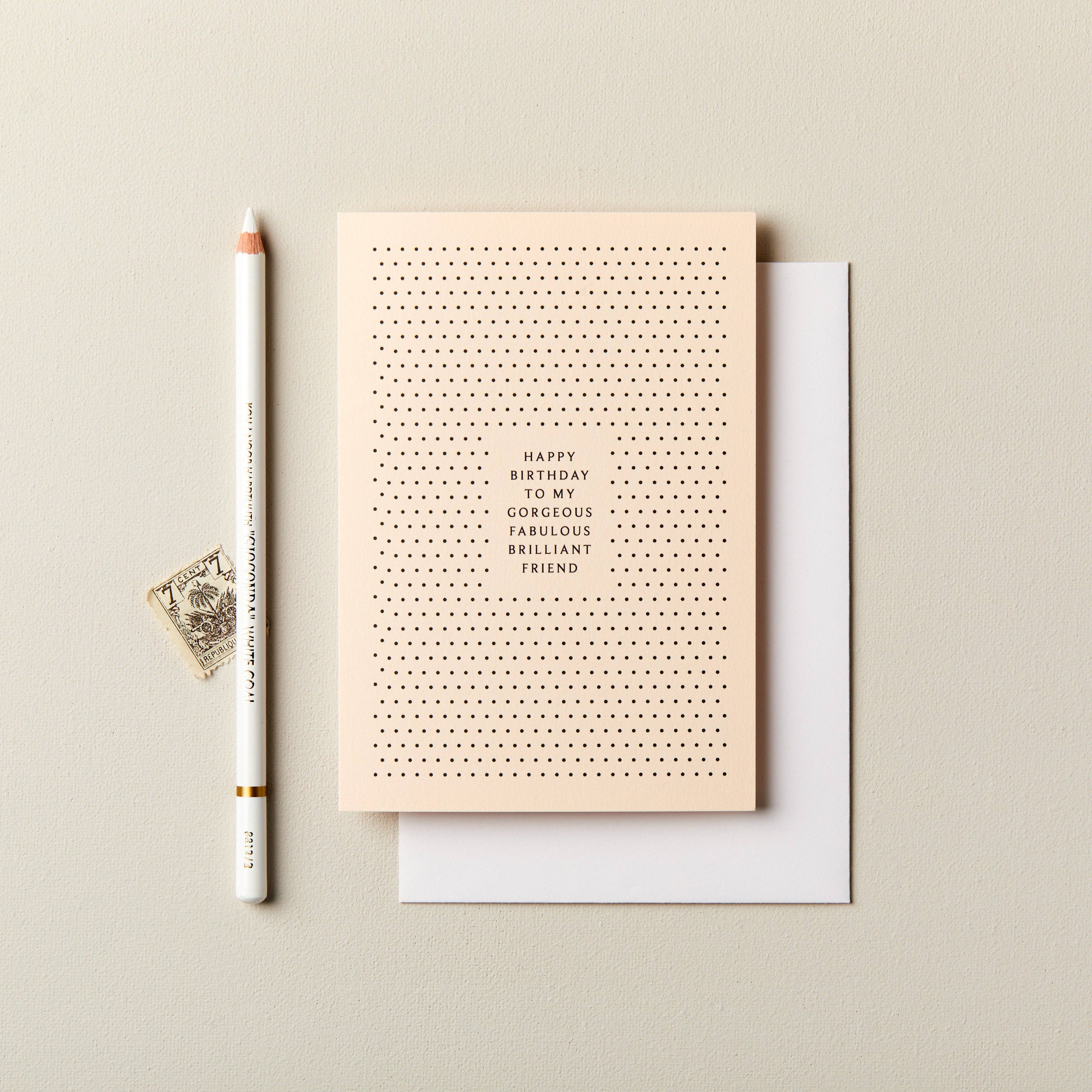 Gorgeous Friend Birthday Card | Female Birthday Card | Cute