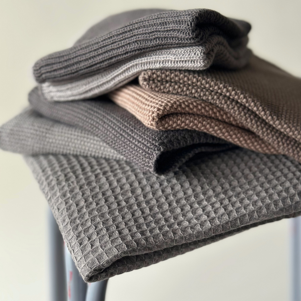 Dishcloths - Organic Cotton - Set of 2 - Hazelnut