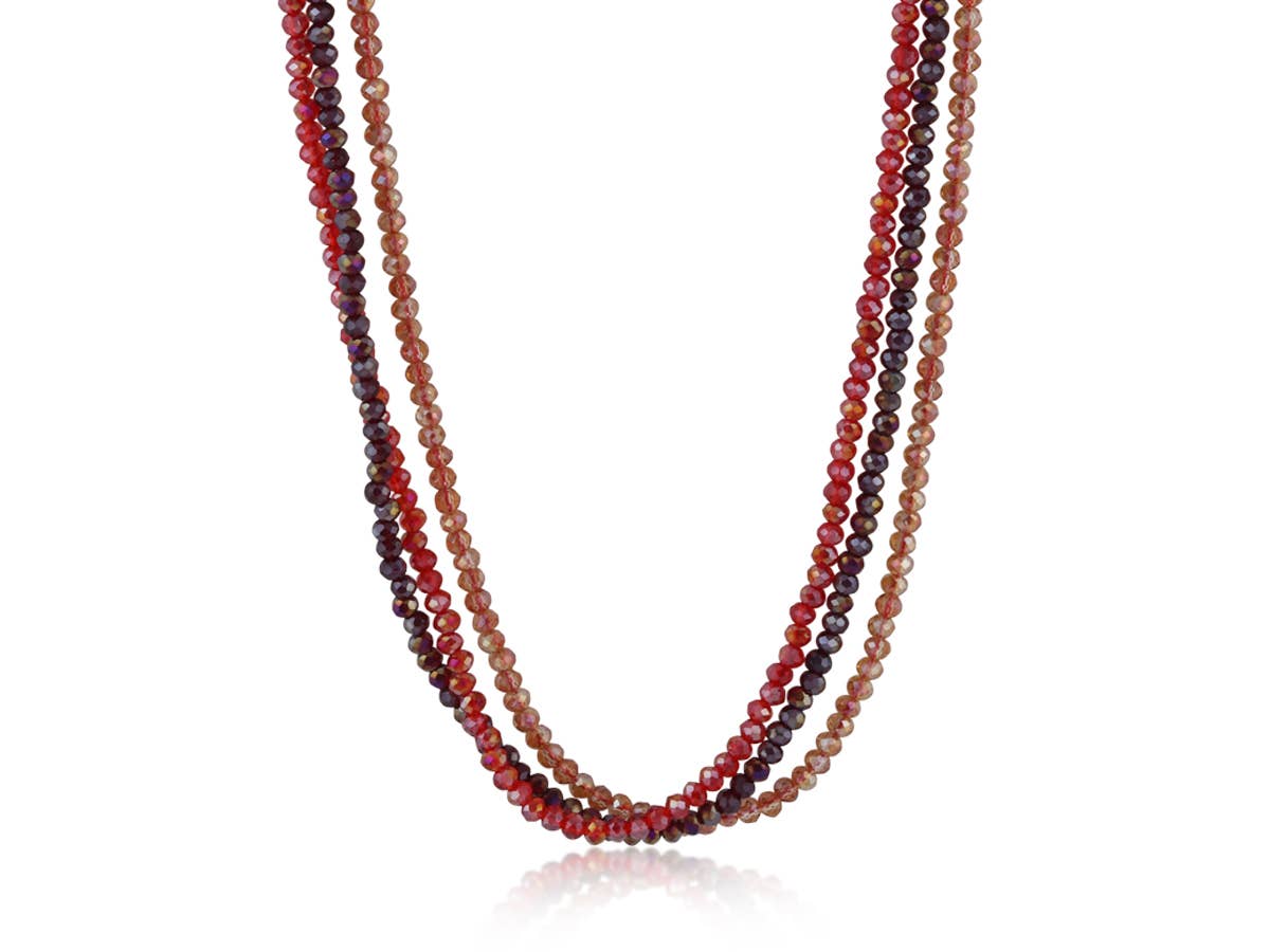BELLE 3 STRING BEADED NECKLACE