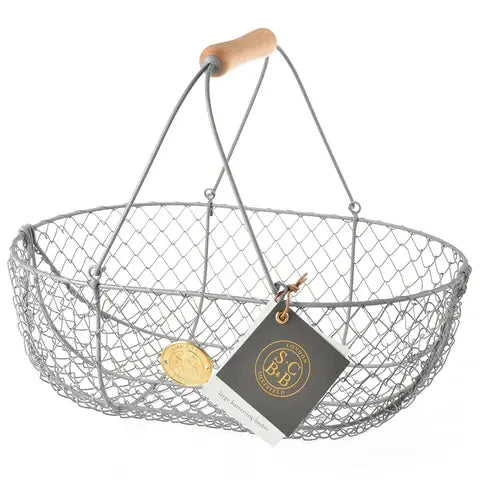 Sophie Conran - Large Harvest Basket Grey
