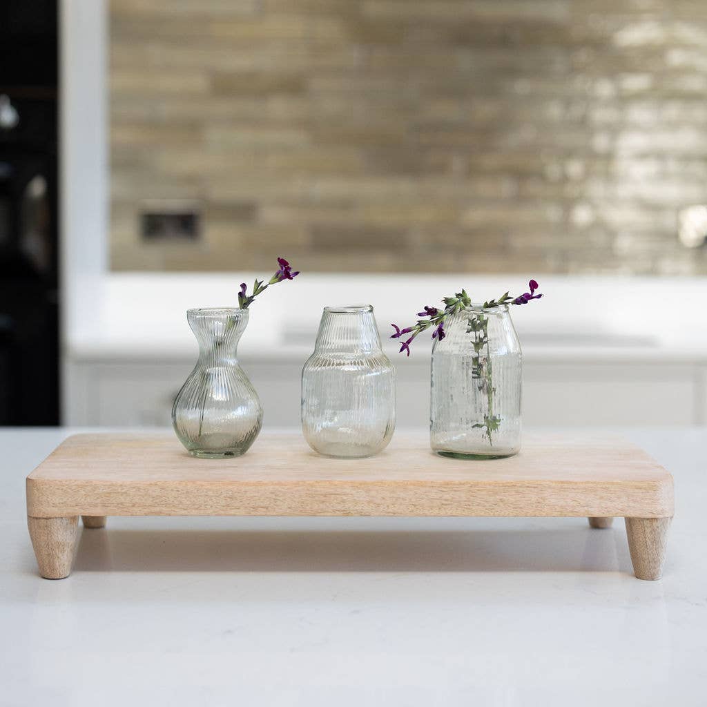 Alaia, Ribbed Glass Bud Vase