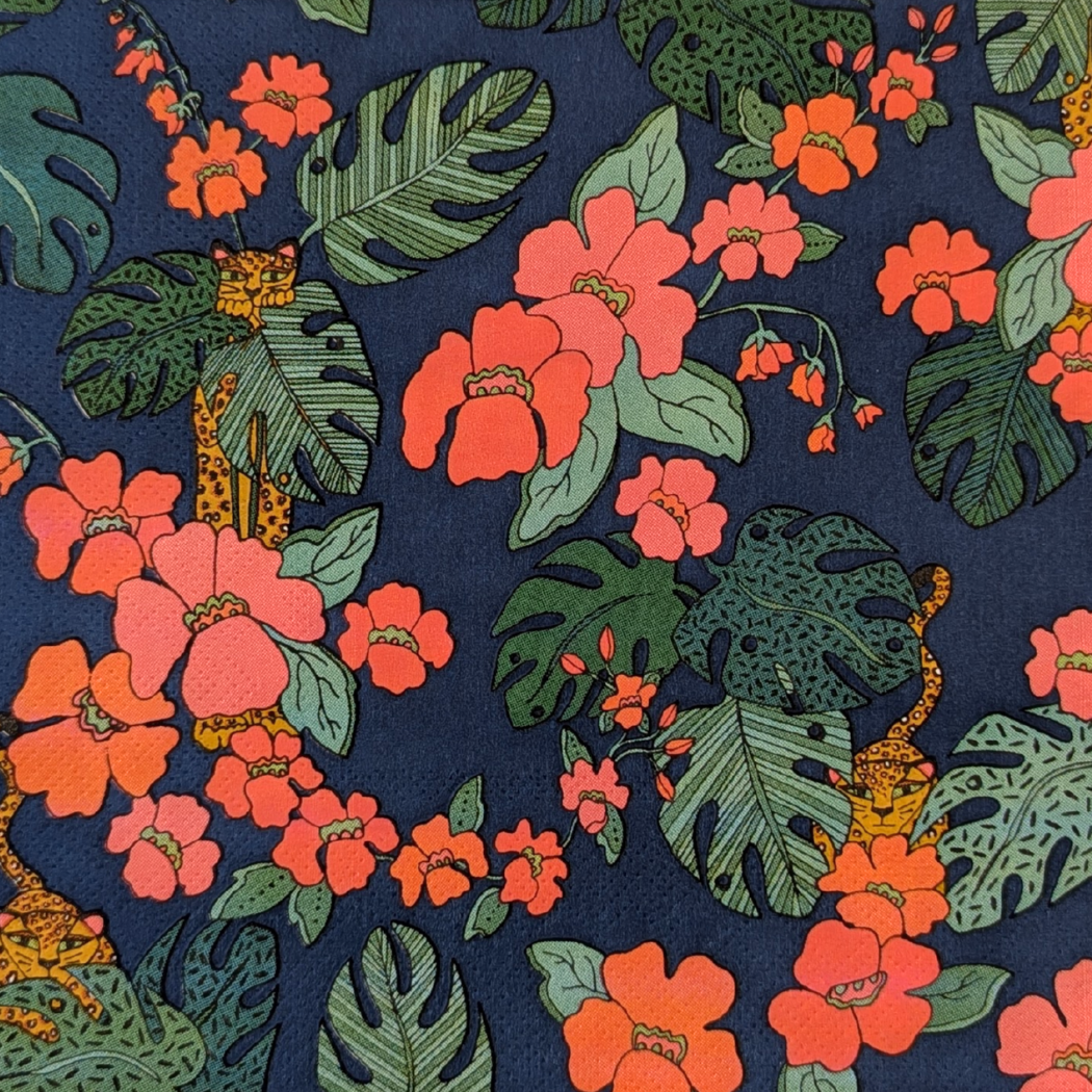 Pink Jungle Paper Napkins
