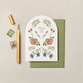 Blooming Lovely Mum Floral Arch Card