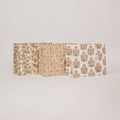 Block Printed Gift Bags (Large) - Terracotta