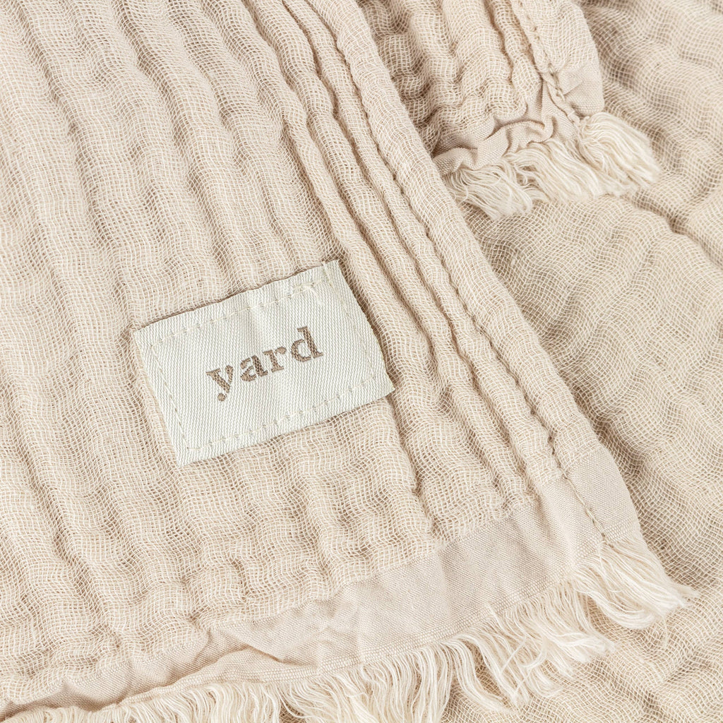 Lark Muslin Cotton Oversized Throw Natural