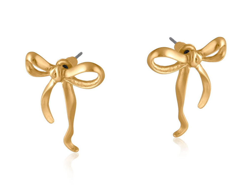 PALOMA BOW MATTE EARRINGS