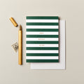 Green Stripes Birthday Card | Male Birthday Cards | For Him