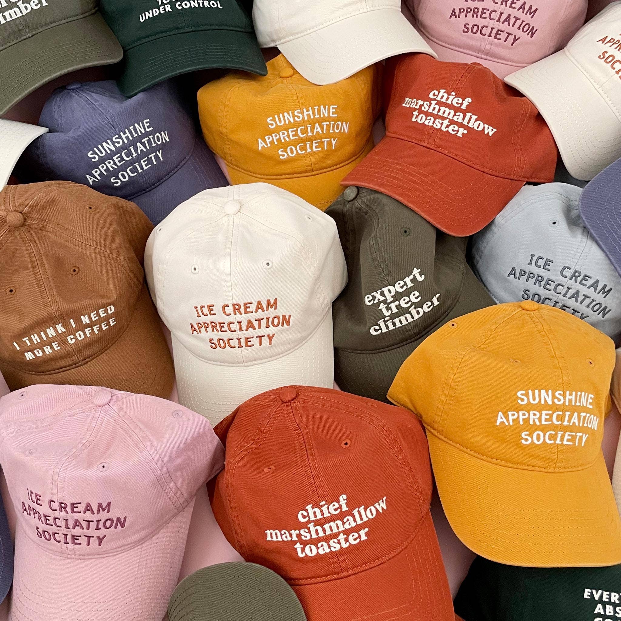 I Think I Need More Coffee - Cotton Baseball Cap - Sand