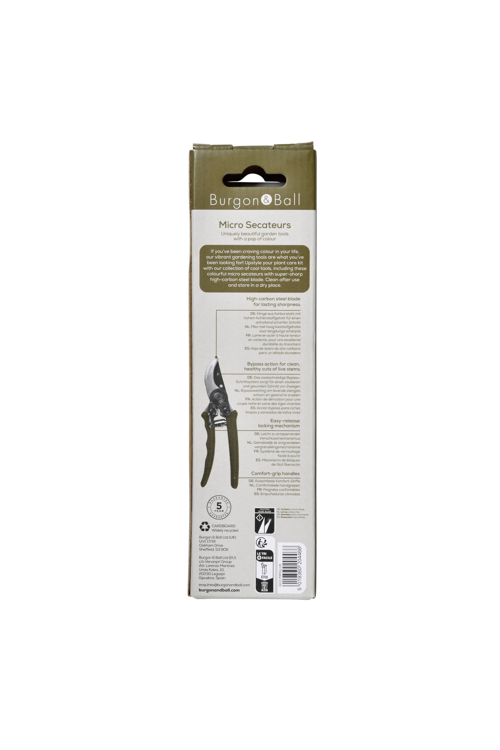 NEW Collectors Olive Micro Secateurs