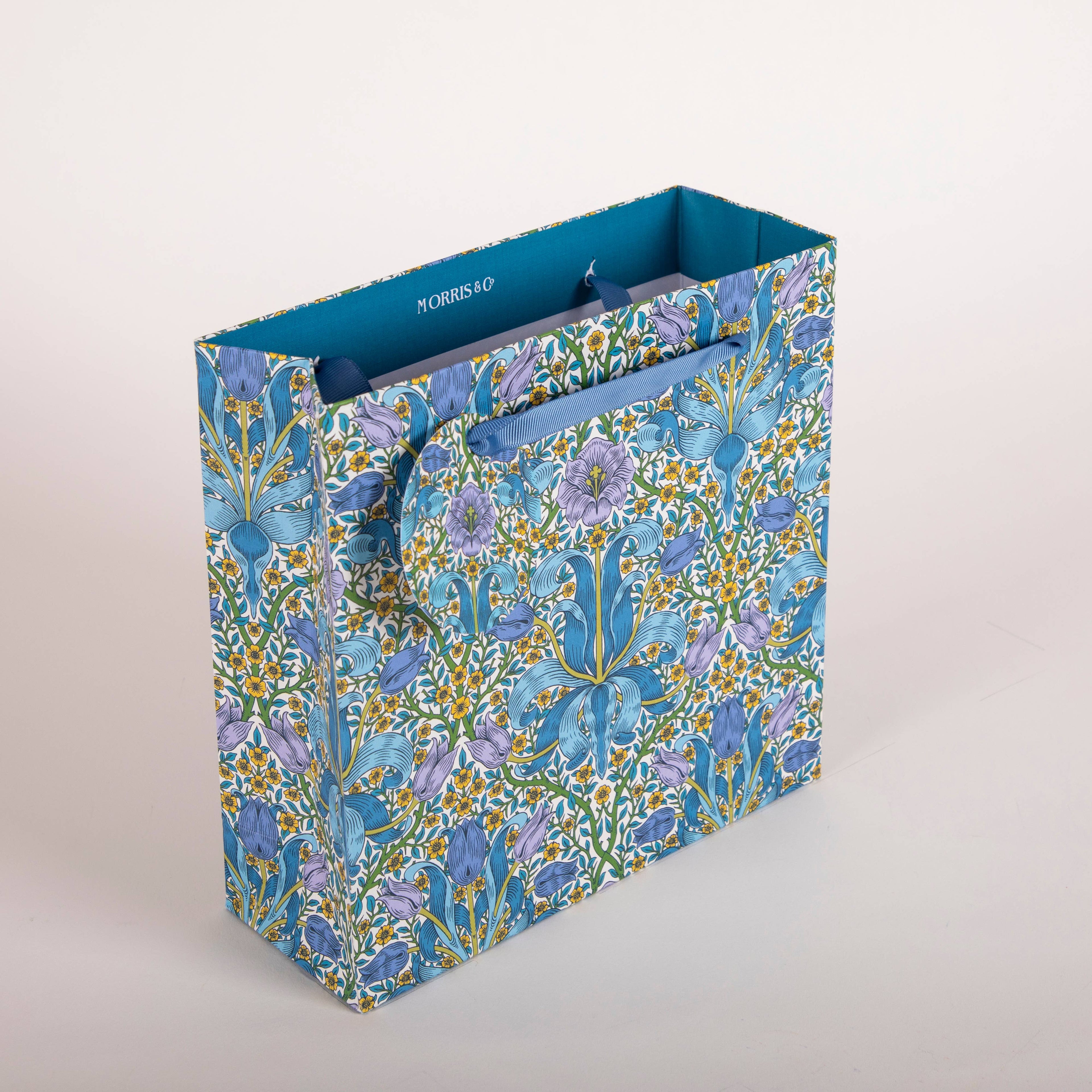 William Morris Spring Thicket Cobalt Medium Gift Bag