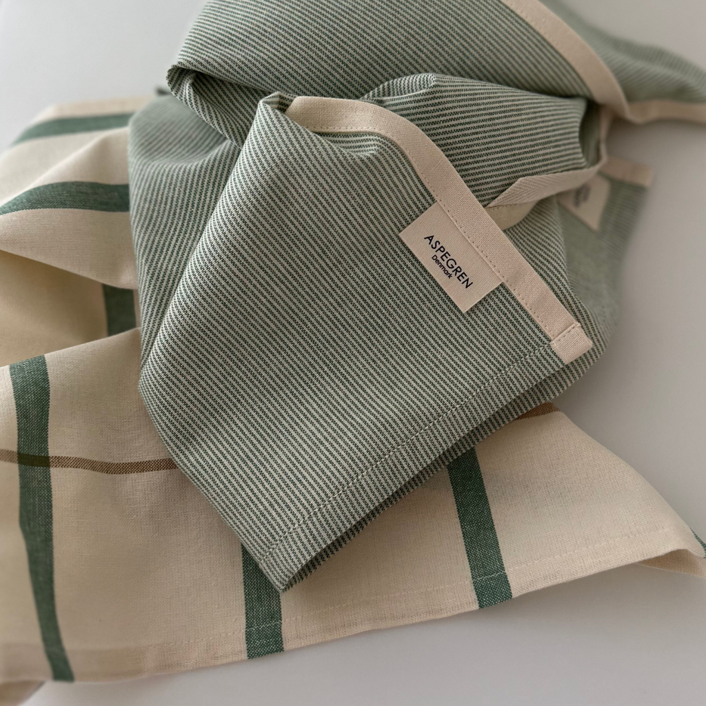 Tea Towel - Organic Cotton - Spinach