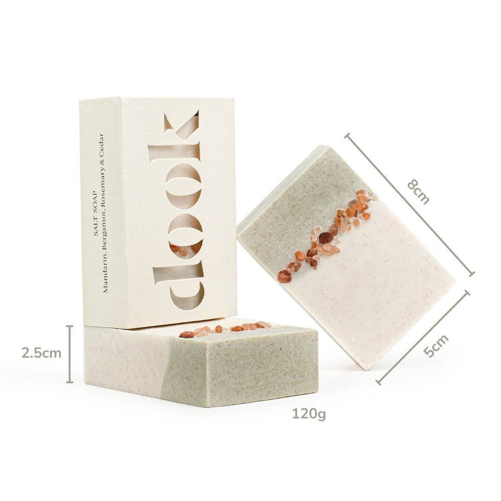Salt Soap Bar | Mandarin | Handmade