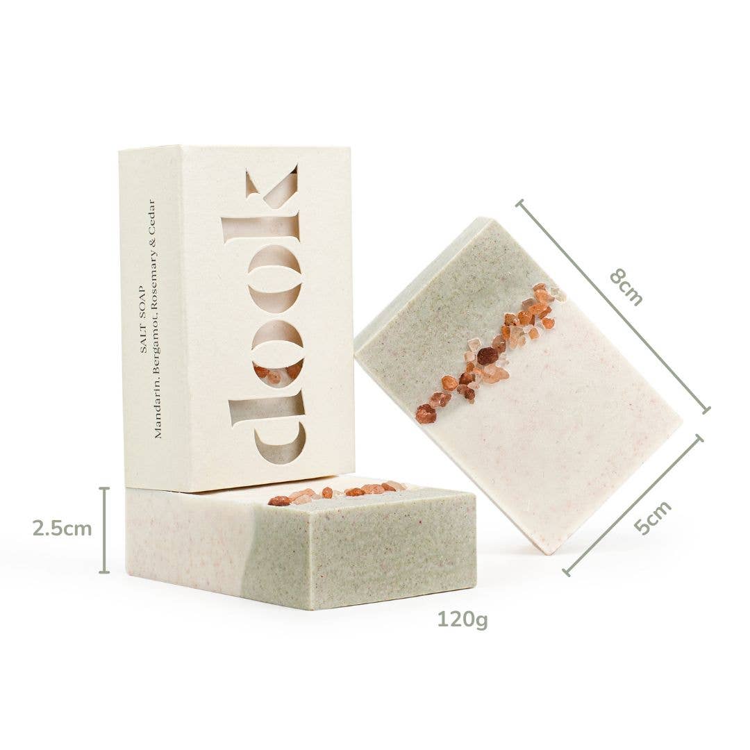 Salt Soap Bar | Mandarin | Handmade