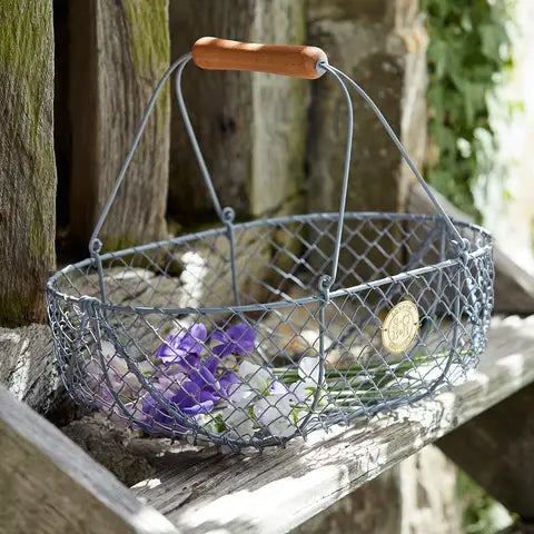 Sophie Conran - Large Harvest Basket Grey