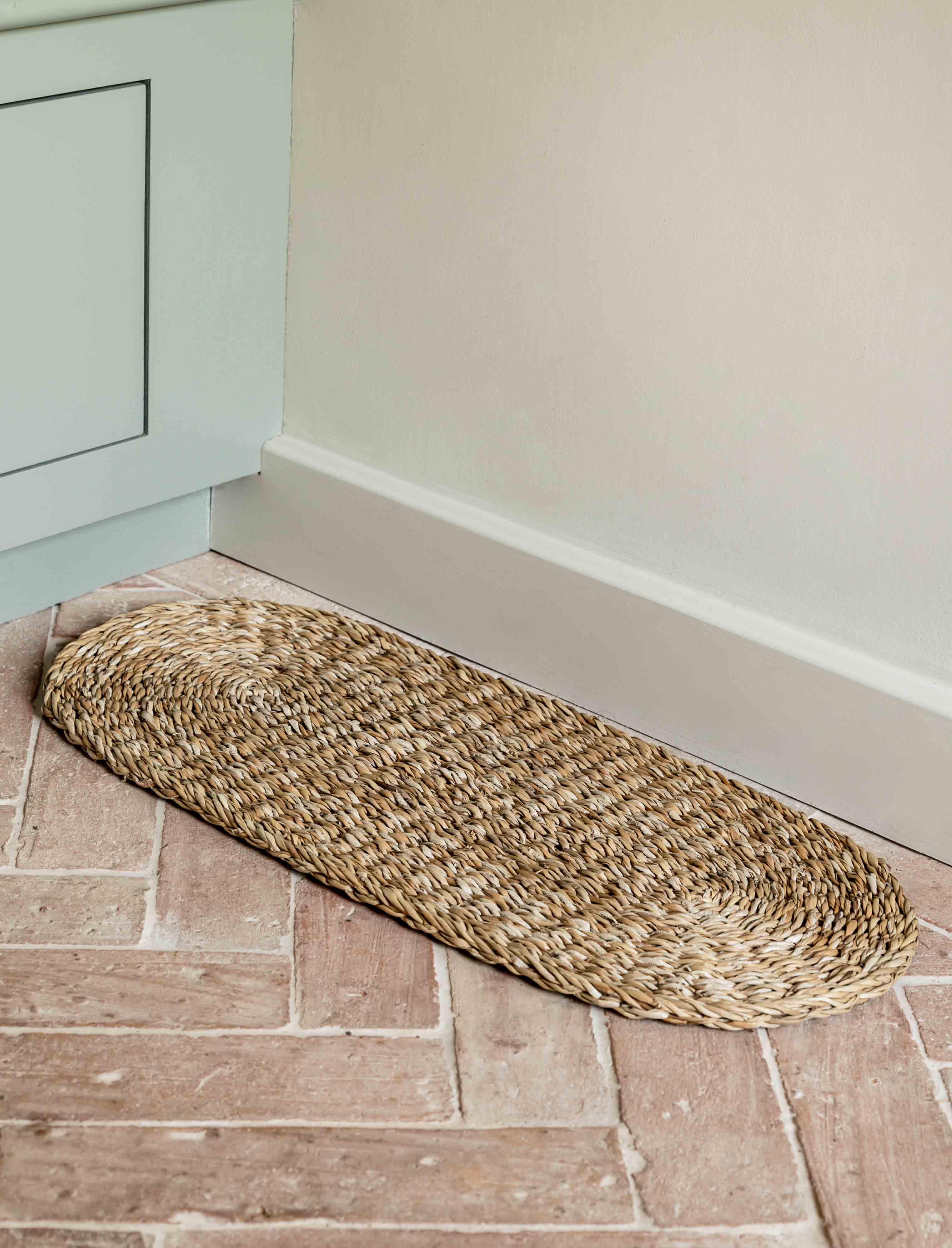 Natural Seagrass Pet Bowl Mat
