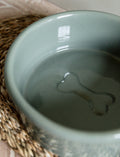 Large Stoneware Dog Bowl - Rosemary