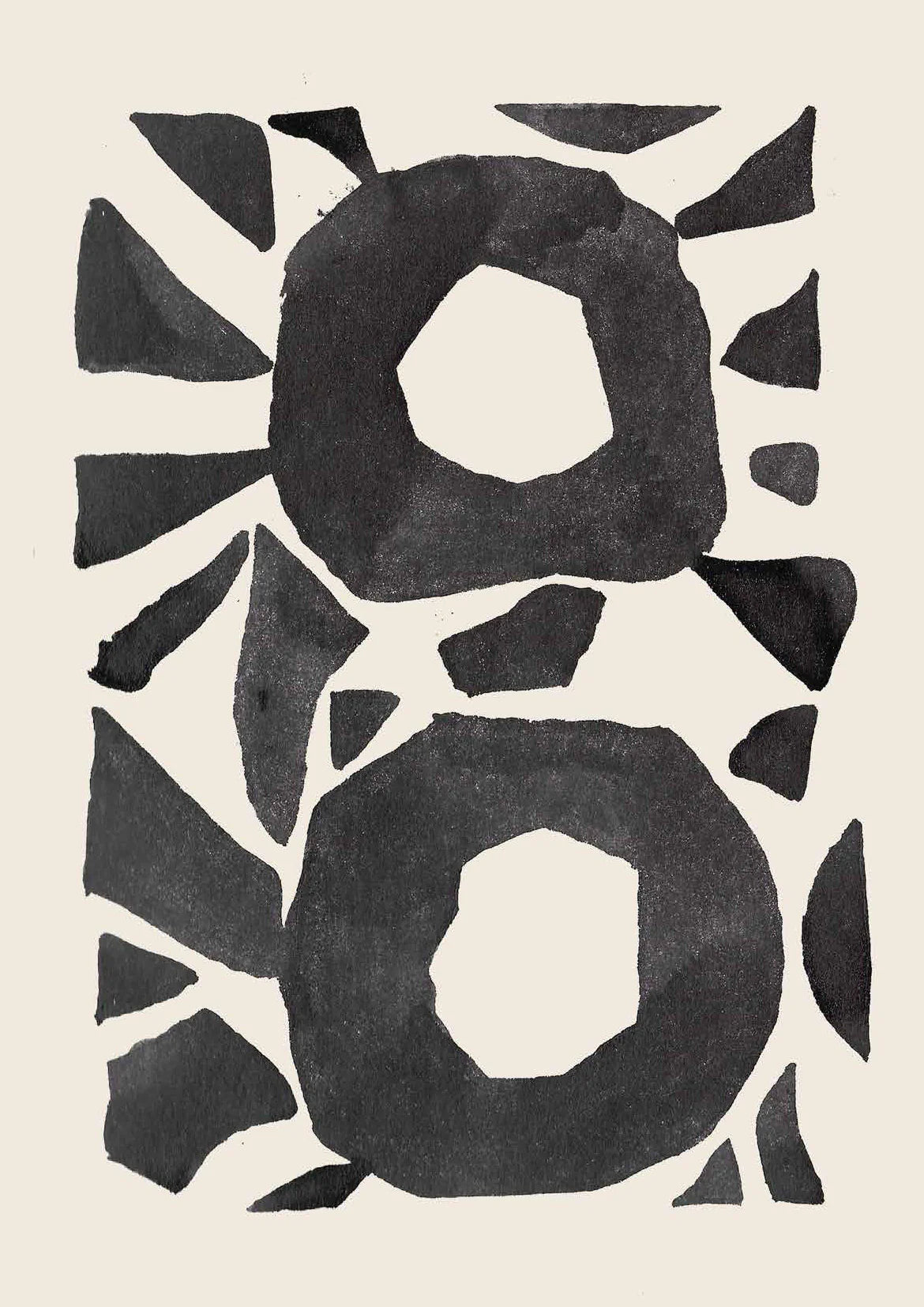 Geometric Bits - Poster Print