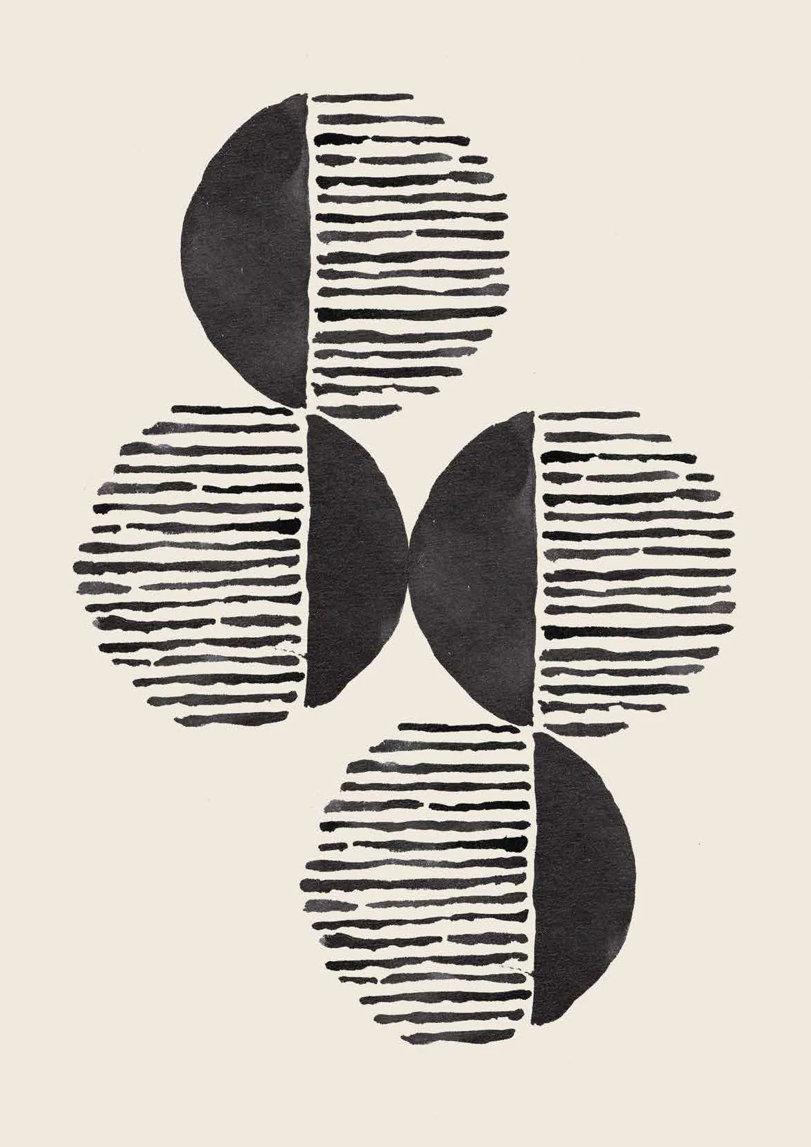 Geometric Circles - Poster Print