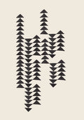 Geometric Triangles - Poster Print