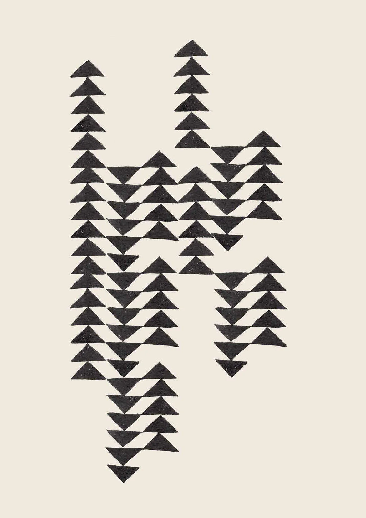 Geometric Triangles - Poster Print