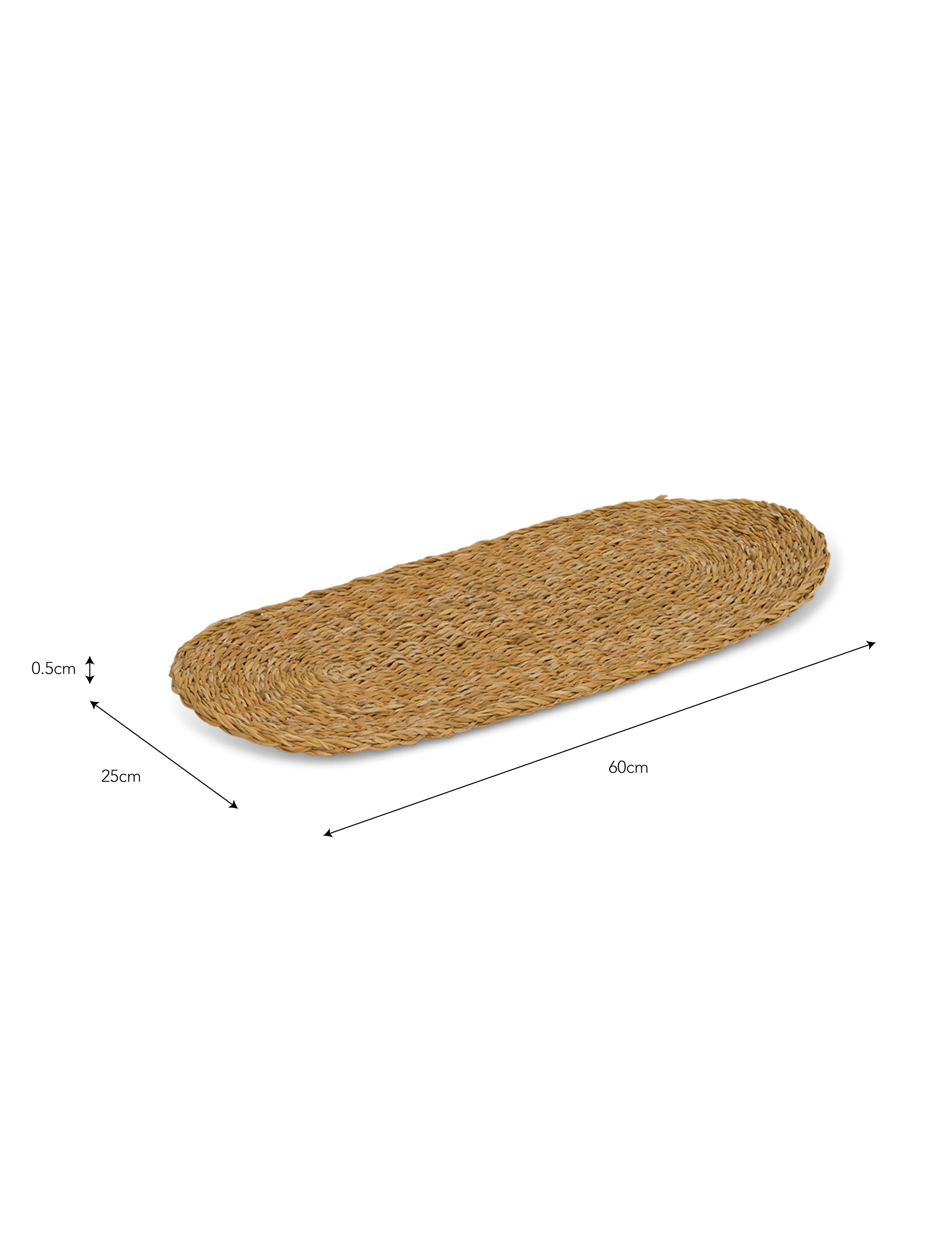 Natural Seagrass Pet Bowl Mat