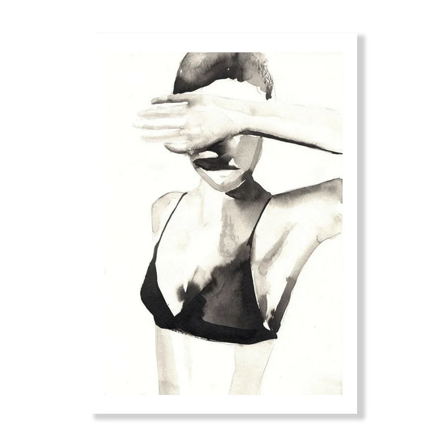 Hello  Watercolour Print