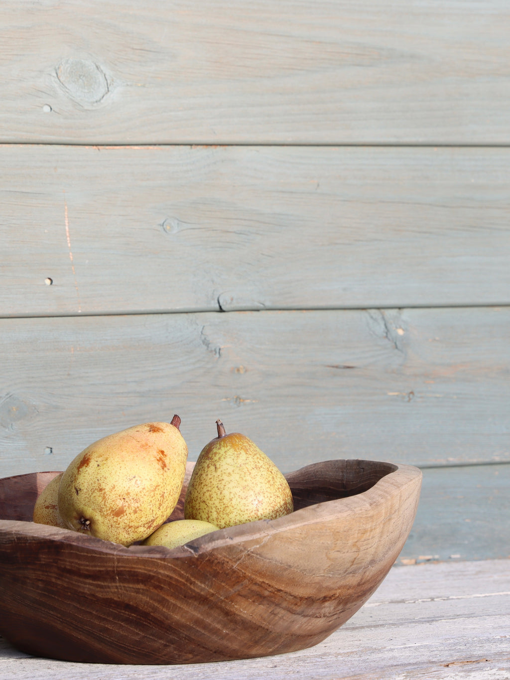 Round Teak Bowl