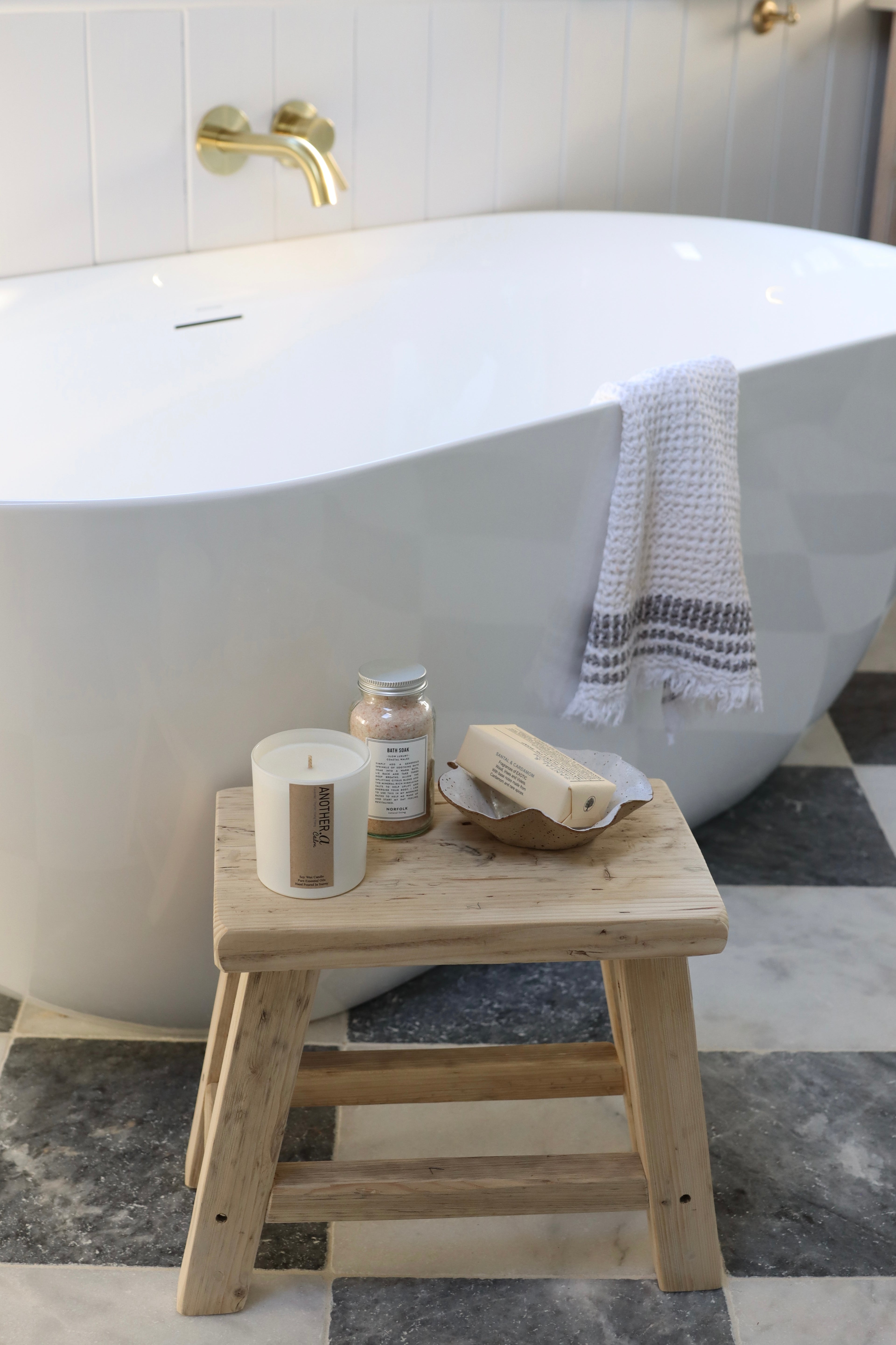 Reclaimed Wooden Milking Stool