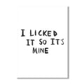 It's Mine Watercolour Print