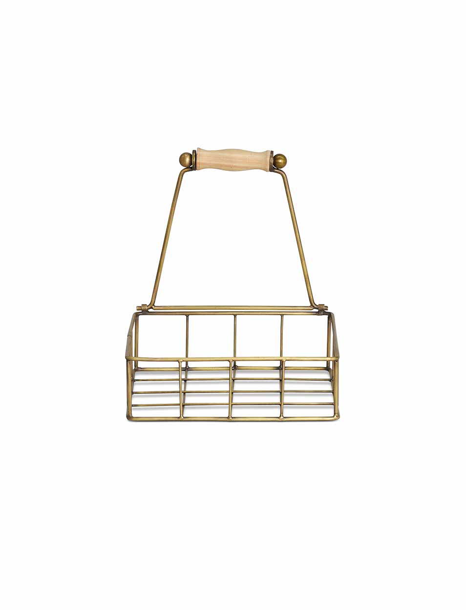 Napkin Tray -Steel with an antique brass finish