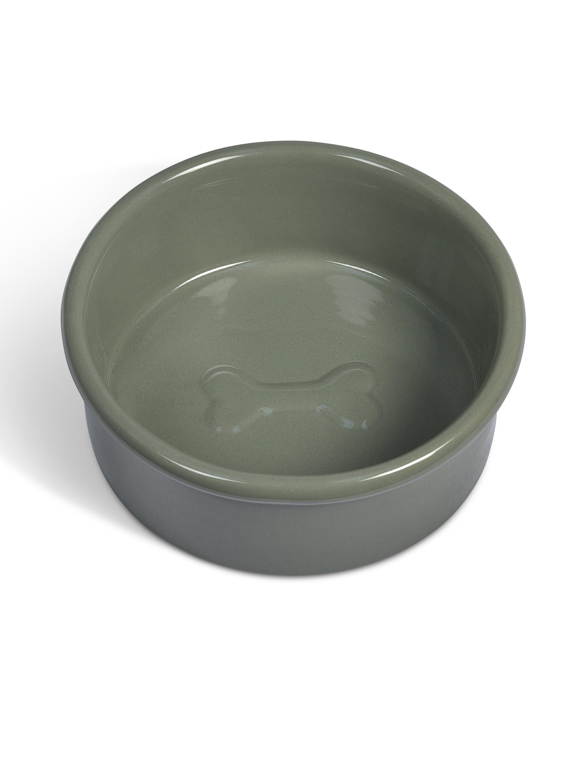 Large Stoneware Dog Bowl - Rosemary
