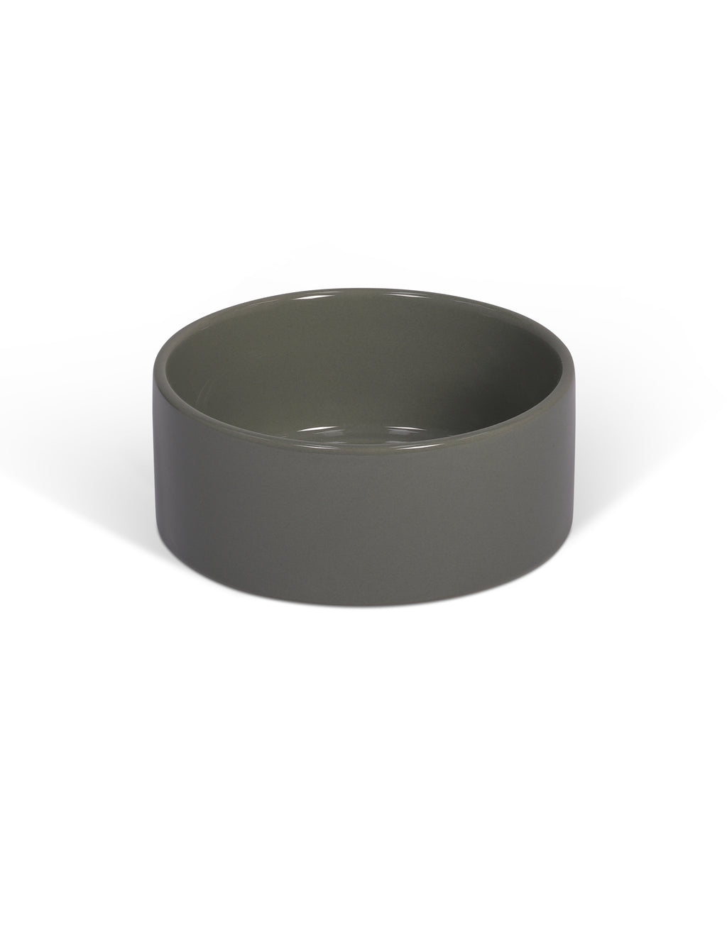 Small Stoneware Pet Bowl - Rosemary