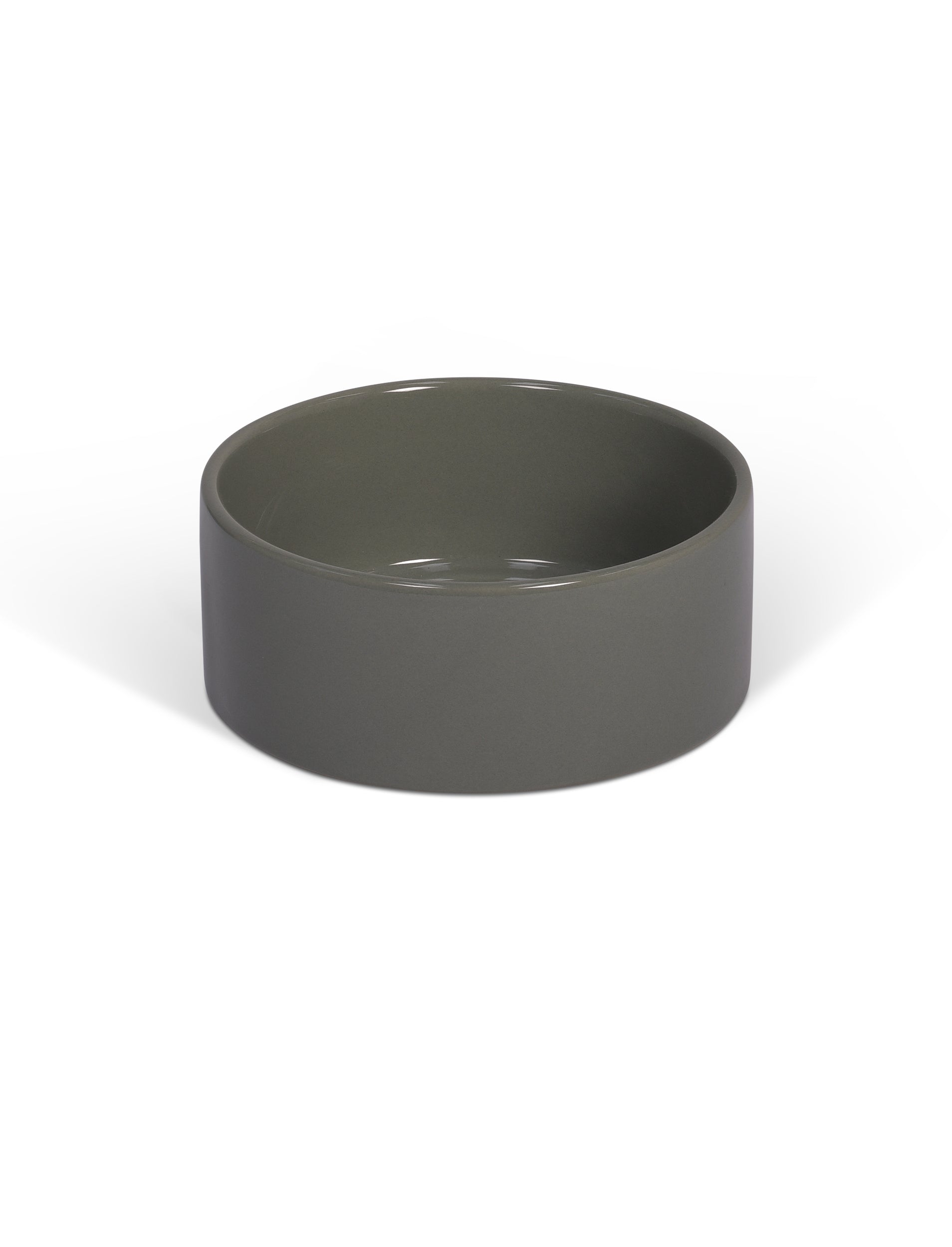 Small Stoneware Pet Bowl - Rosemary