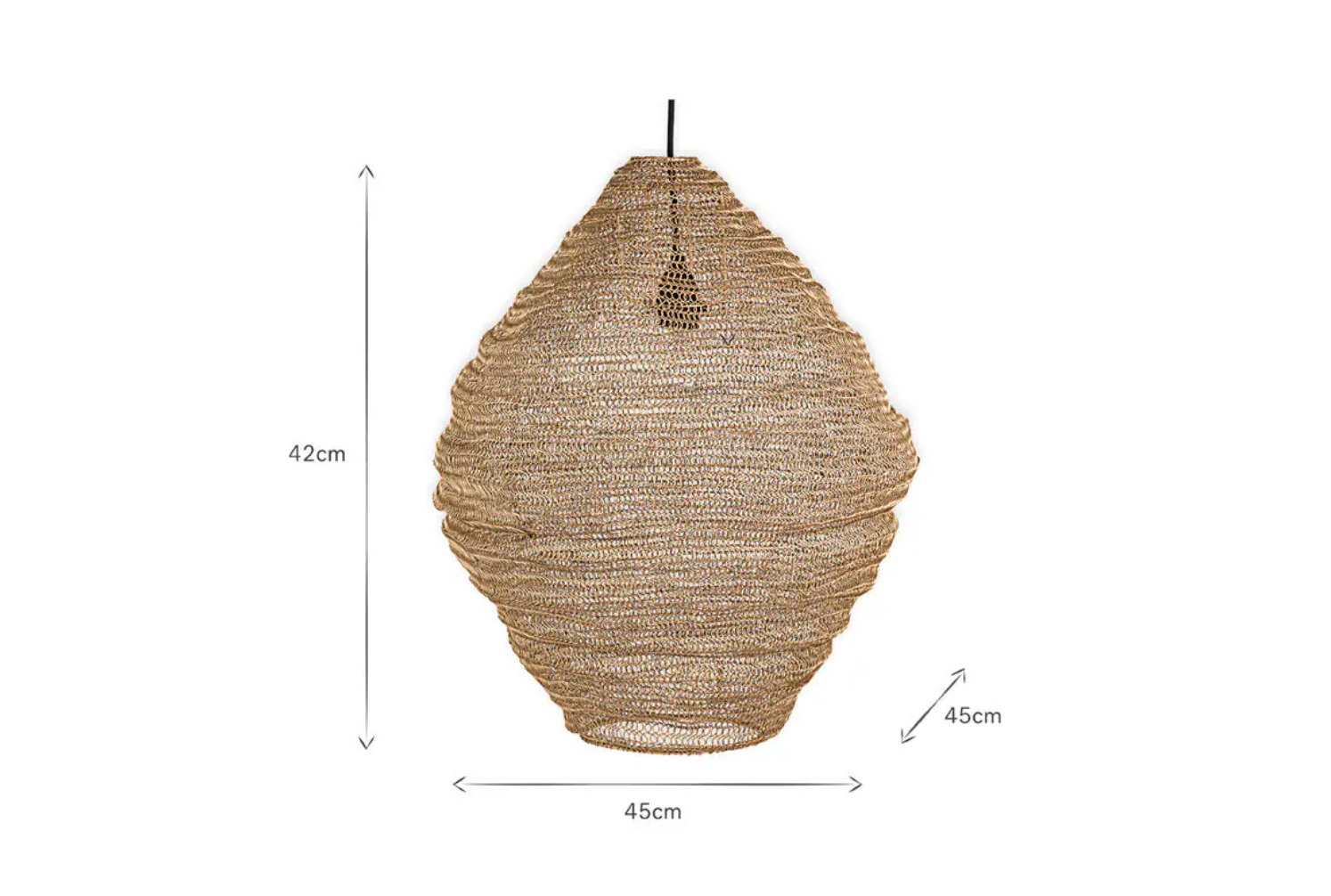 Brass Wire Lampshade