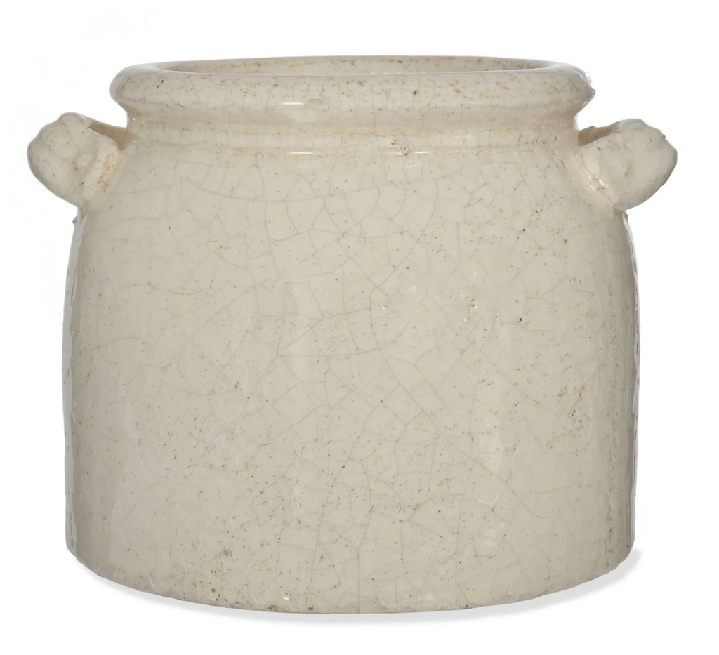 Weathered Glazed Pot