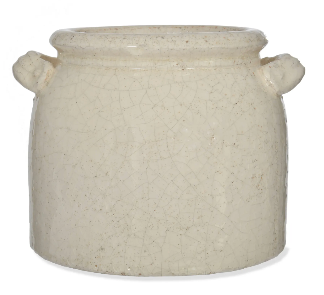 Weathered Glazed Pot