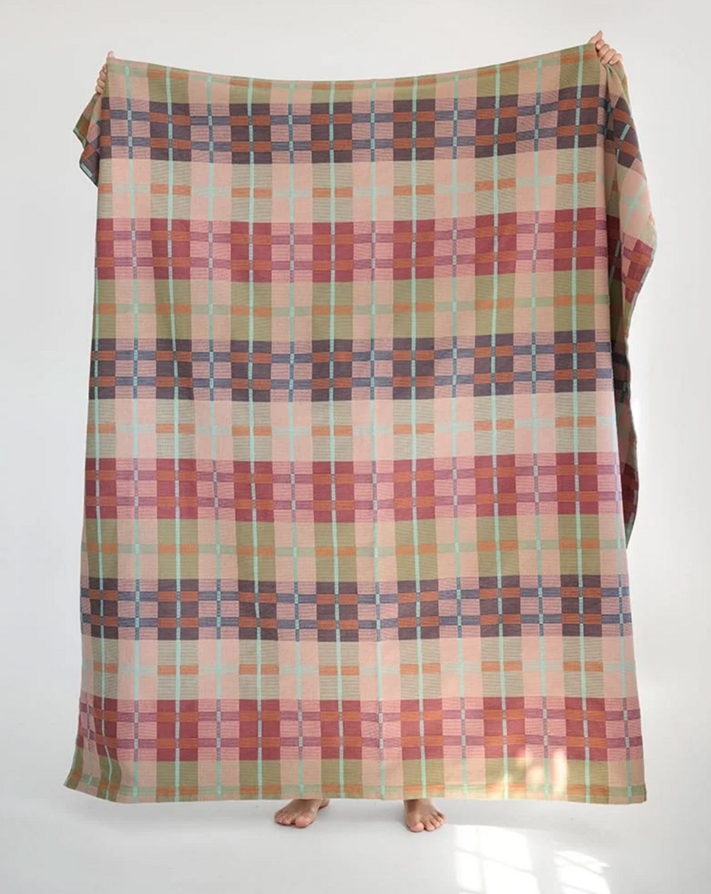 Picnic Blanket with leather strap