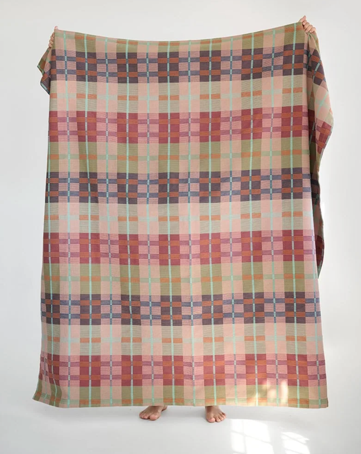Picnic Blanket with leather strap