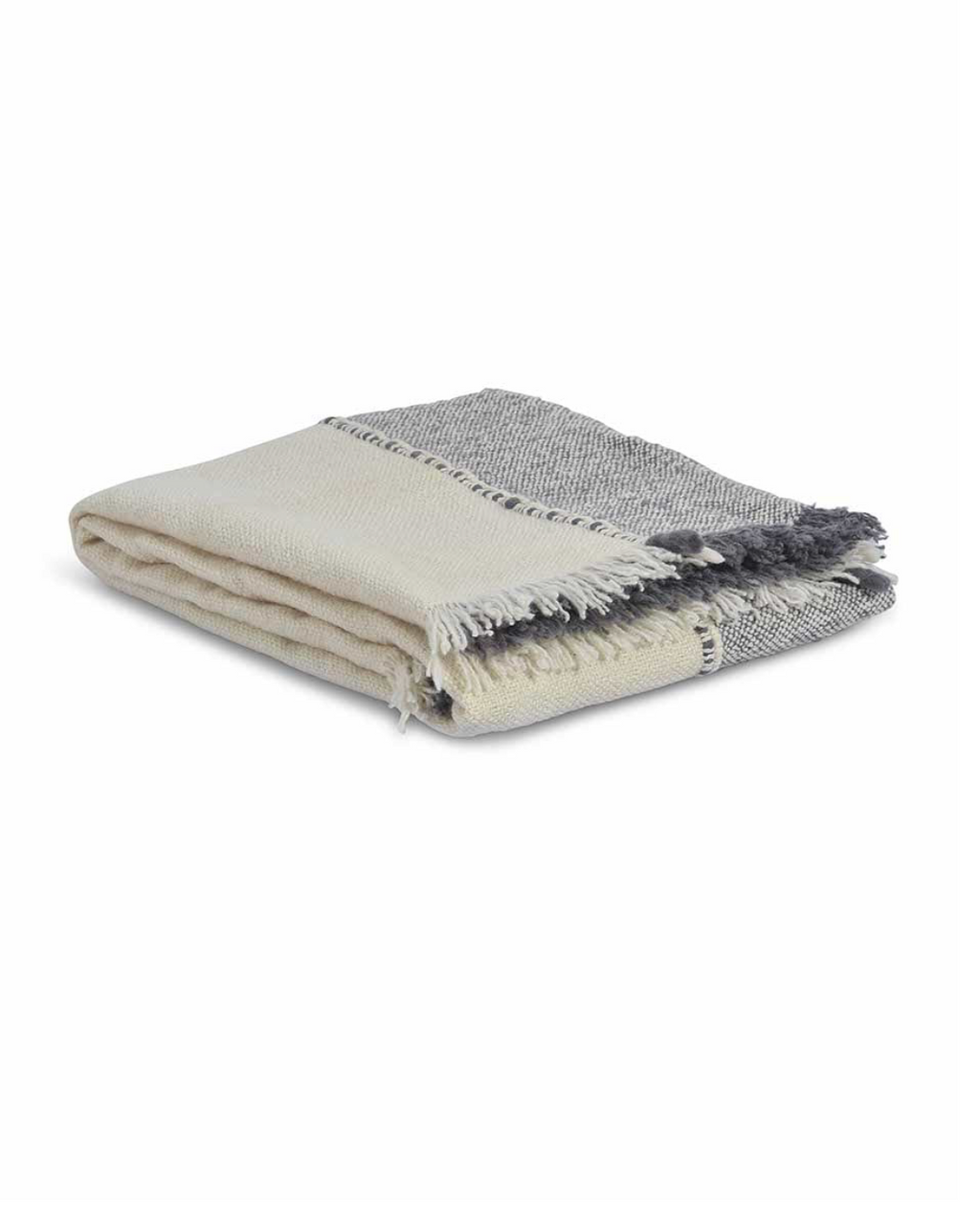 Kempsford Throw - Wool, Grey