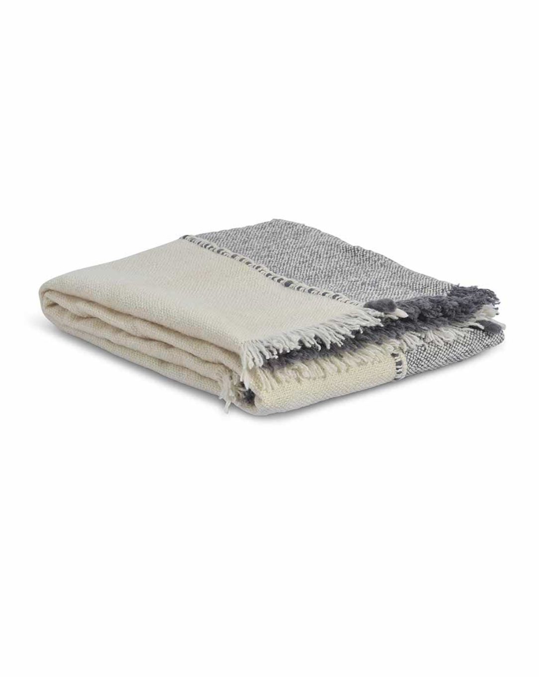 Kempsford Throw - Wool, Grey