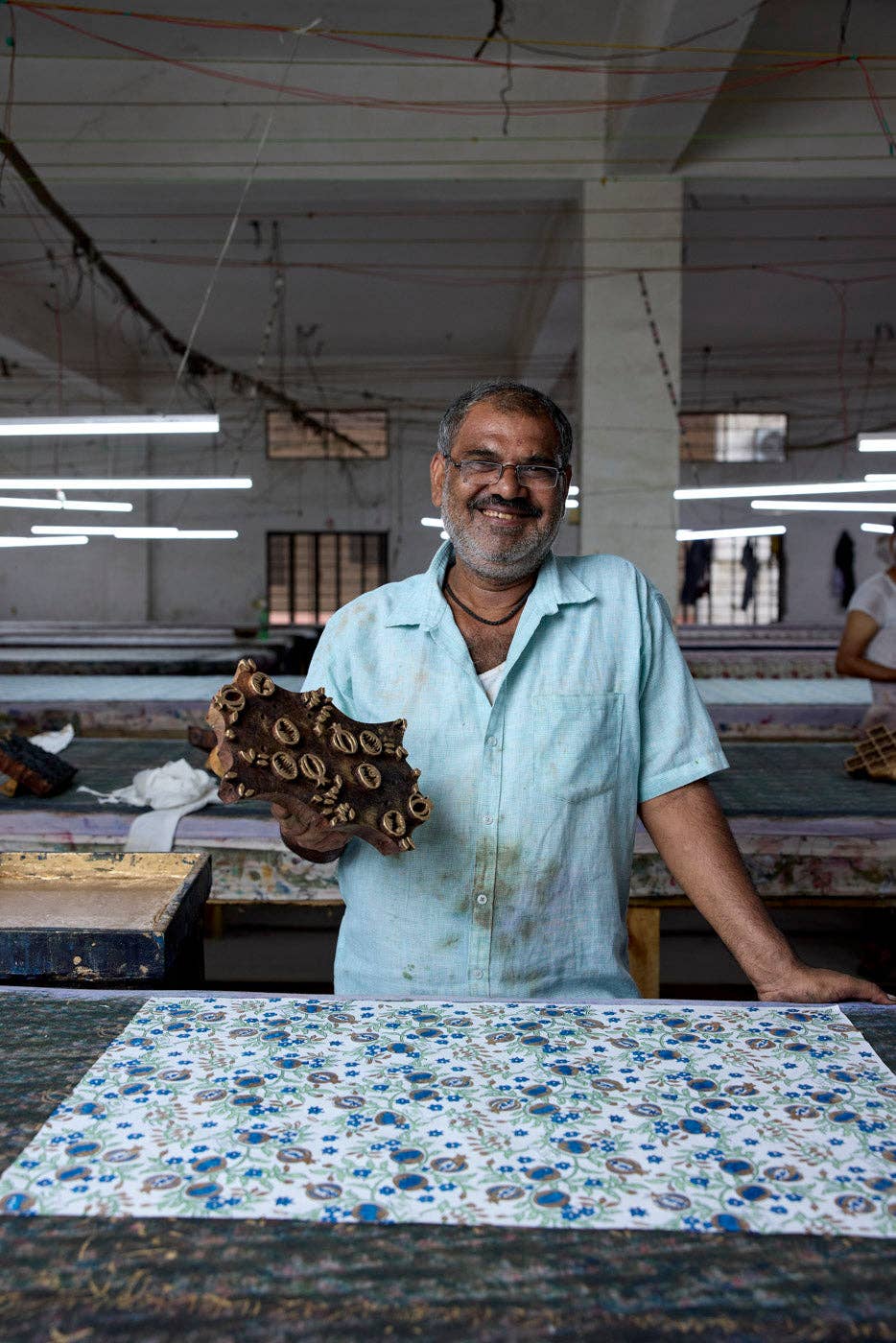 Block Printed Gift Bags (Medium) - Indigo