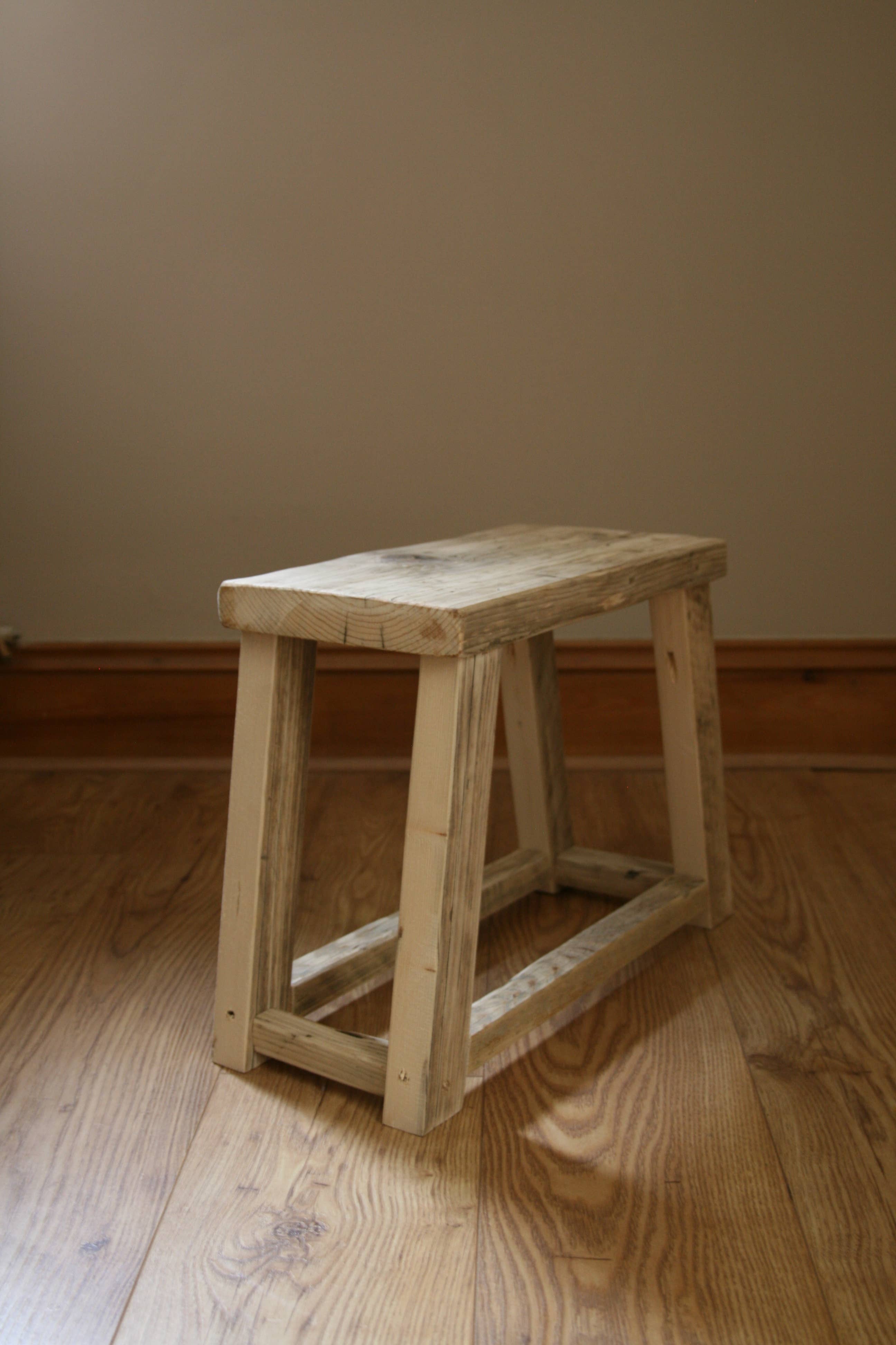 Reclaimed Wooden Milking Stool