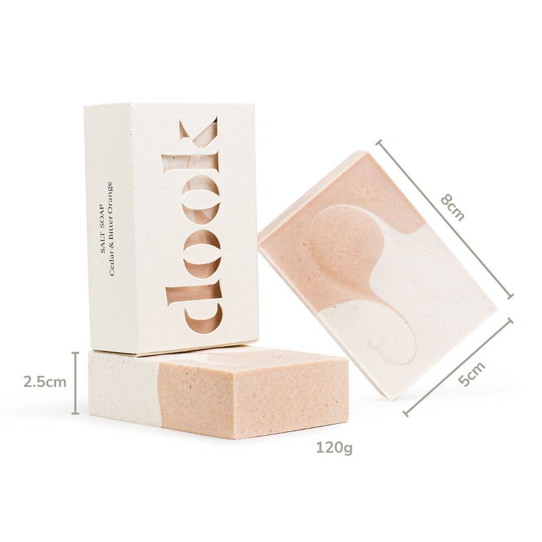 Salt Soap Bar | Cedar | Handmade