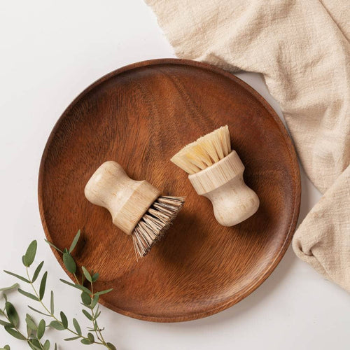 Bamboo Dish Brush | Firm Coco Palm Fibre