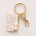 Exceptionally Wonderful Human - Enamel Keyring