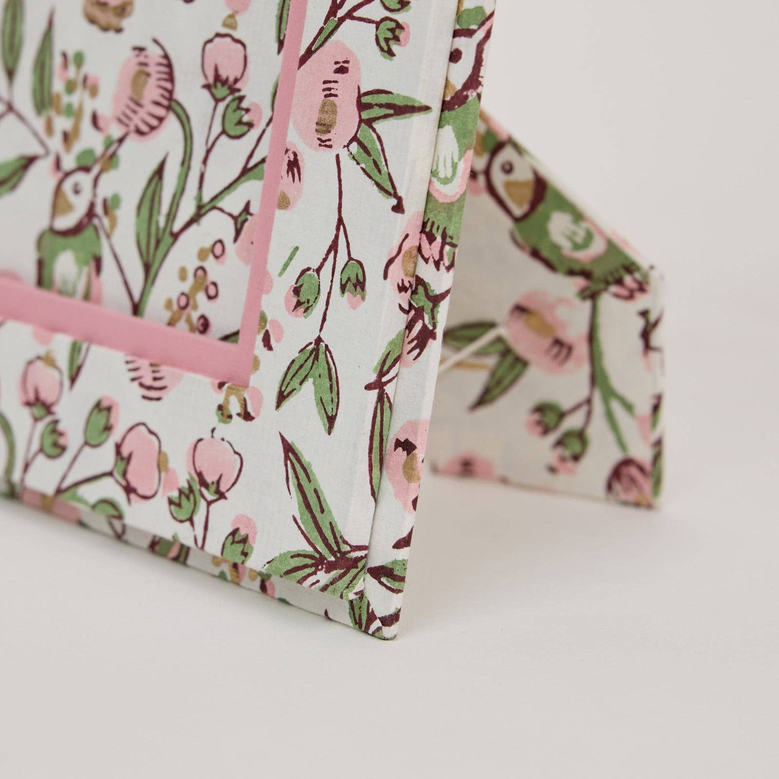 Block Printed Picture Frame (5x7) - Songbird Blush