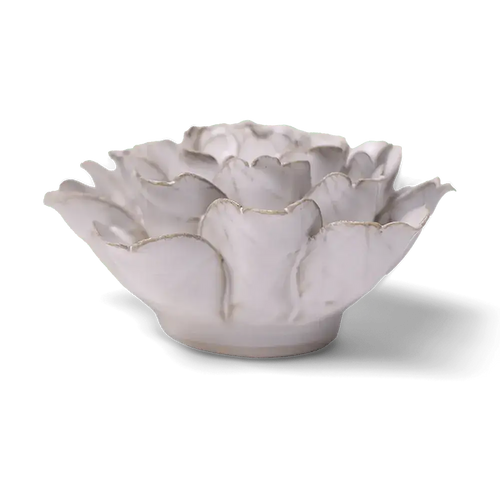 Ceramic Flower - Comanche Peony  in Ivory