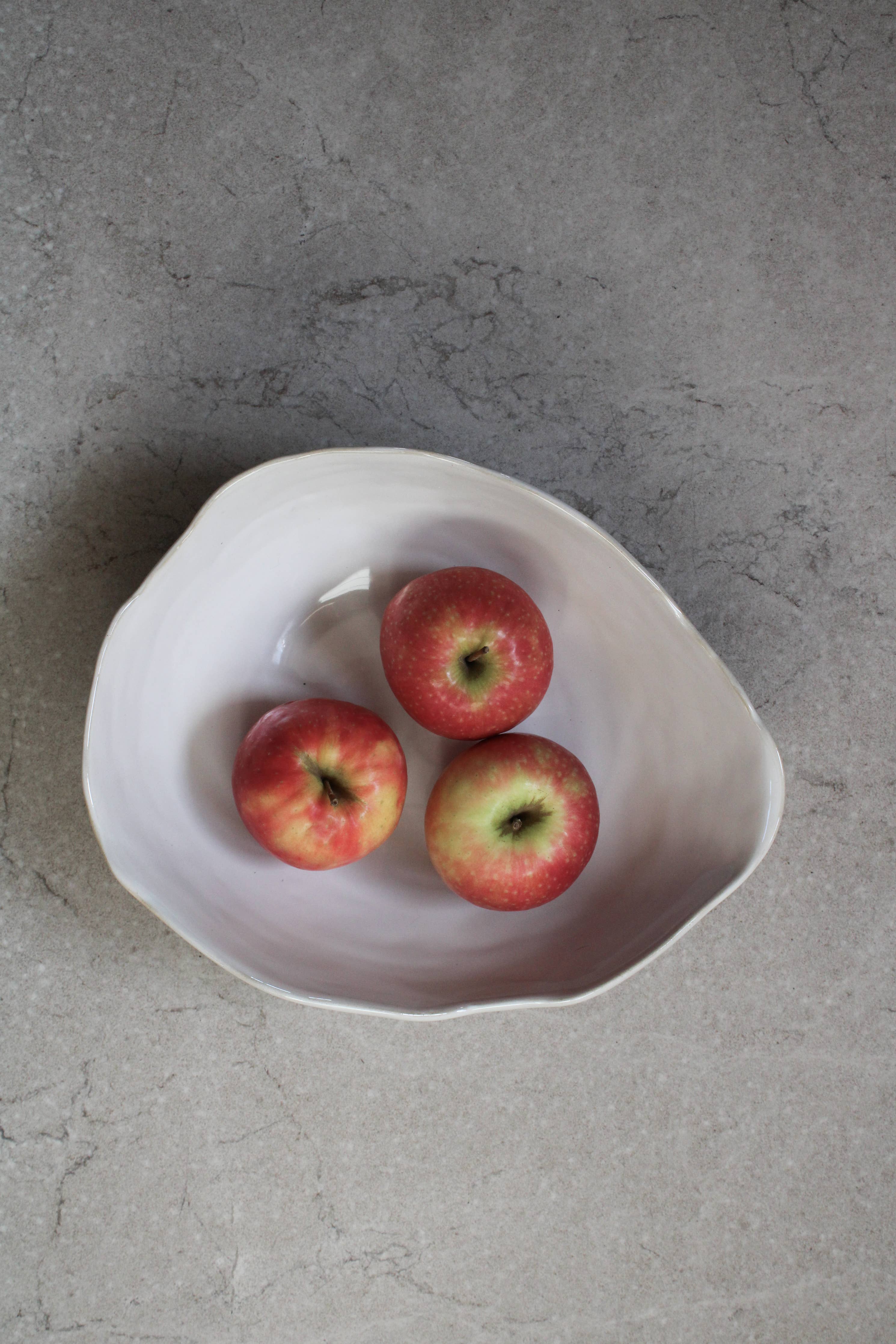 White Serving Bowl