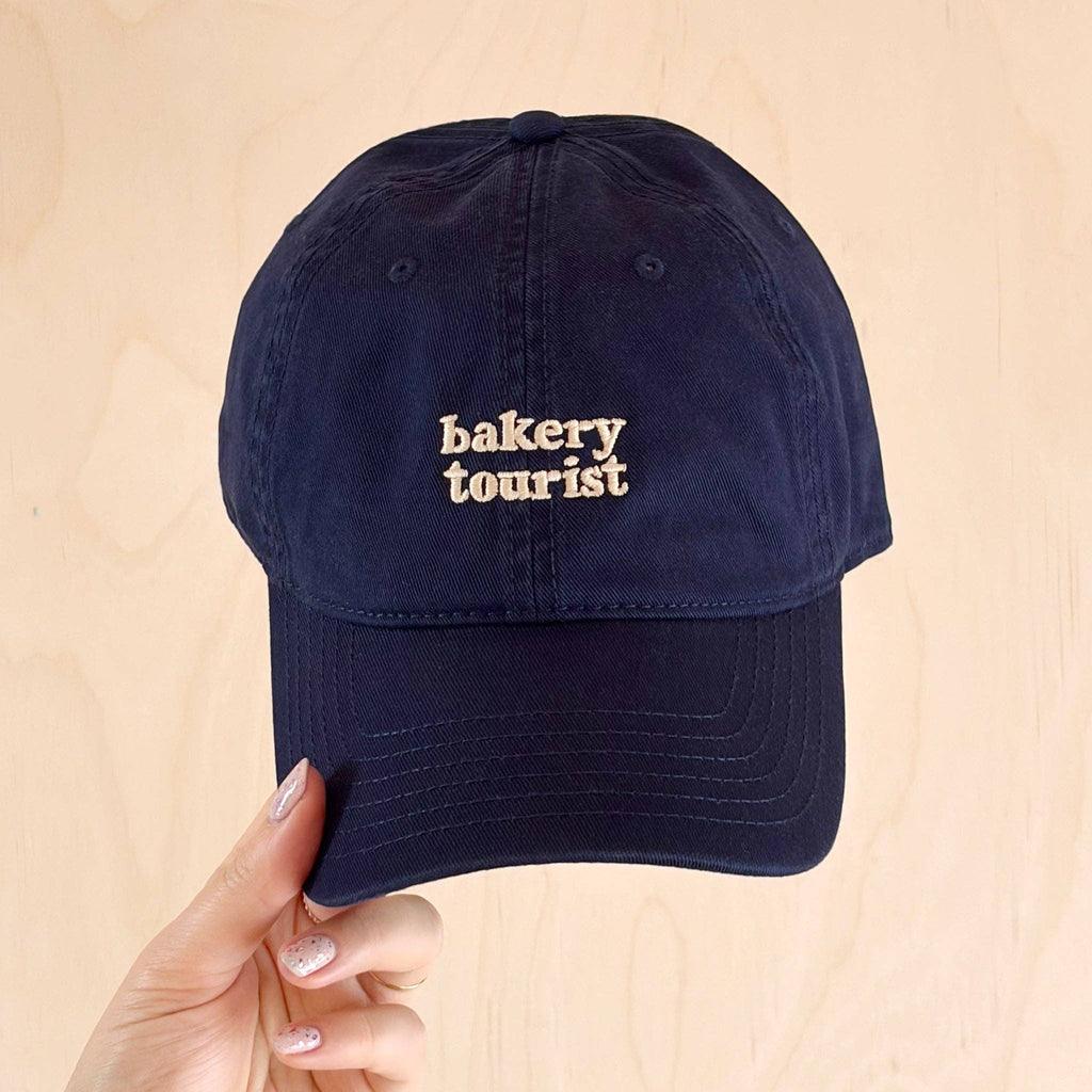 Bakery Tourist - Cotton Baseball Cap - Navy Blue